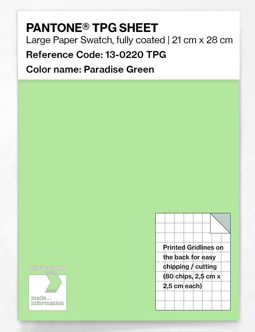 Artikelbild 1 des Artikels “PANTONE® TPG SHEET 13-0220 TPG Paradise Green “