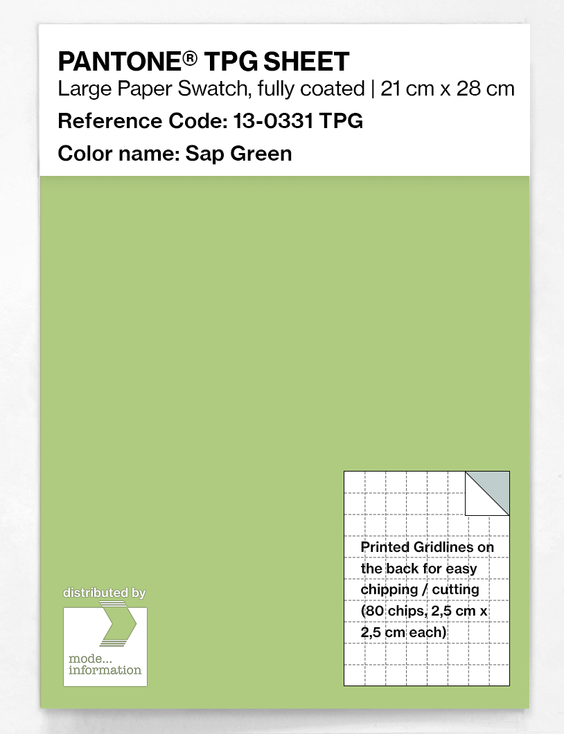Artikelbild 1 des Artikels “PANTONE® TPG SHEET 13-0331 TPG Sap Green “
