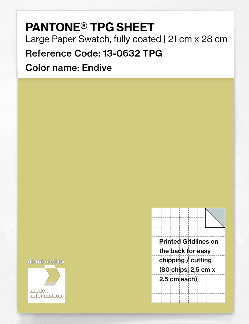 Artikelbild 1 des Artikels “PANTONE® TPG SHEET 13-0632 TPG Endive “