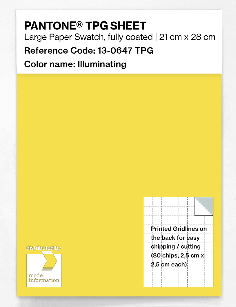 Artikelbild 1 des Artikels “PANTONE® TPG SHEET 13-0647 TPG Illuminating “