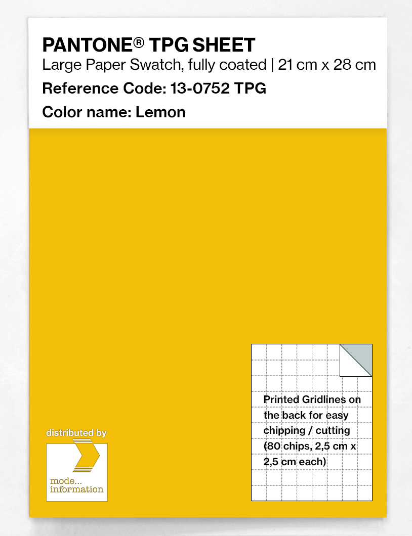 Artikelbild 1 des Artikels “PANTONE® TPG SHEET 13-0752 TPG Lemon “