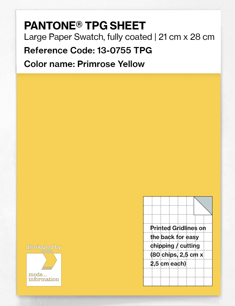 Artikelbild 1 des Artikels “PANTONE® TPG SHEET 13-0755 TPG Primrose Yellow “