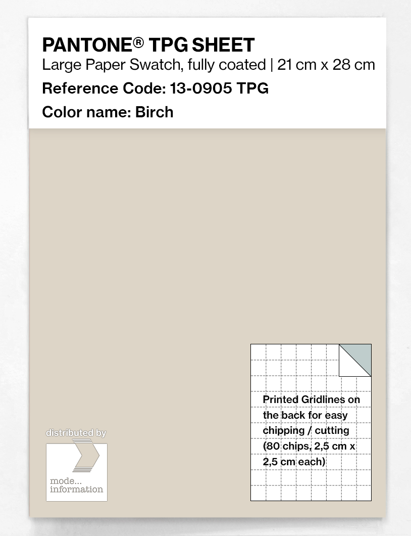 Artikelbild 1 des Artikels “PANTONE® TPG SHEET 13-0905 TPG Birch “