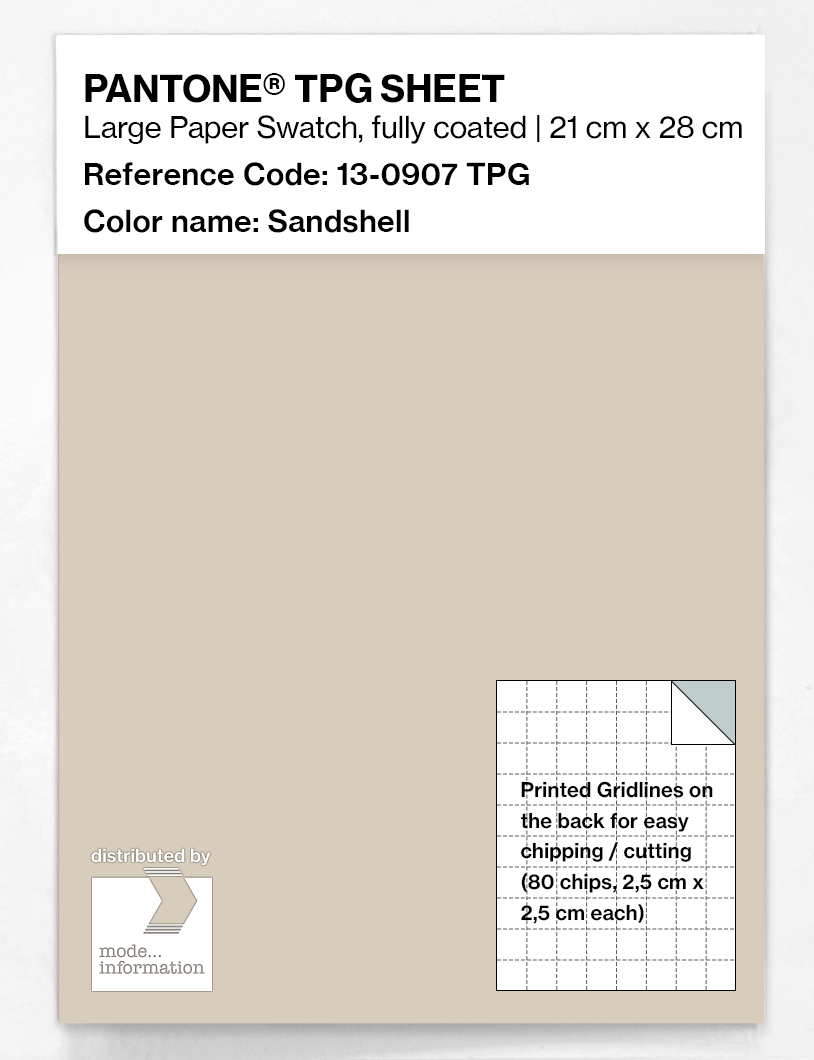 Artikelbild 1 des Artikels “PANTONE® TPG SHEET 13-0907 TPG Sandshell “