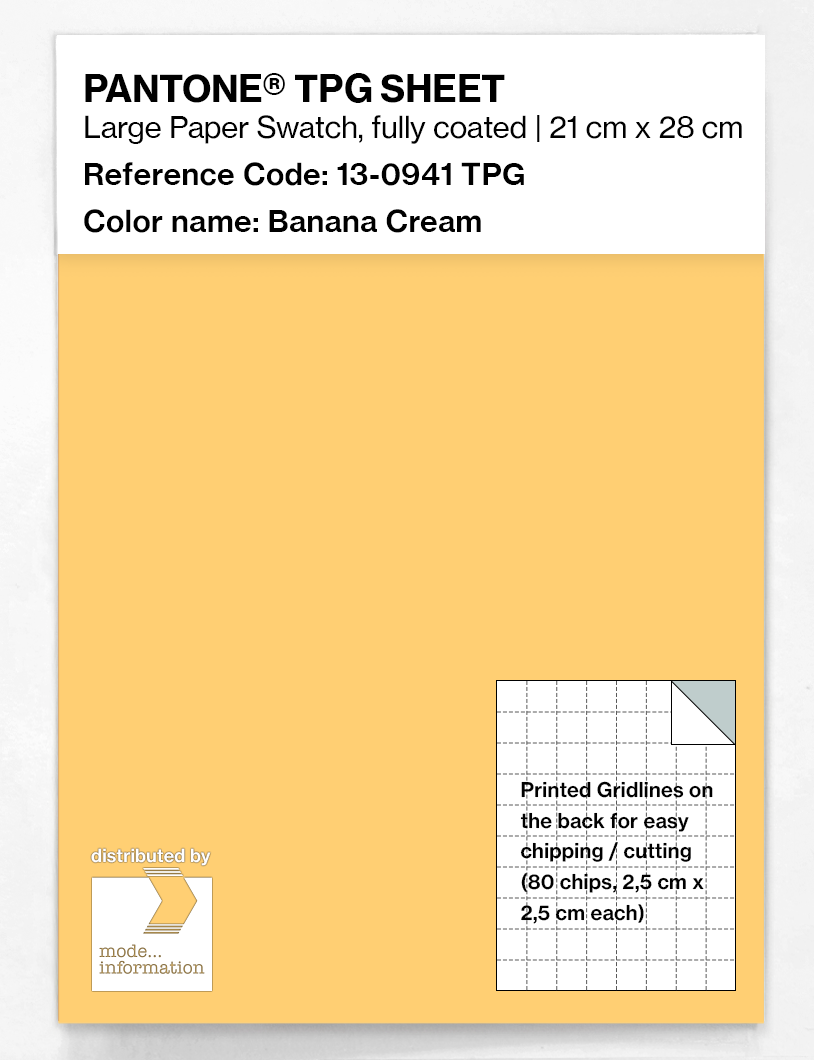 Artikelbild 1 des Artikels “PANTONE® TPG SHEET 13-0941 TPG Banana Cream “