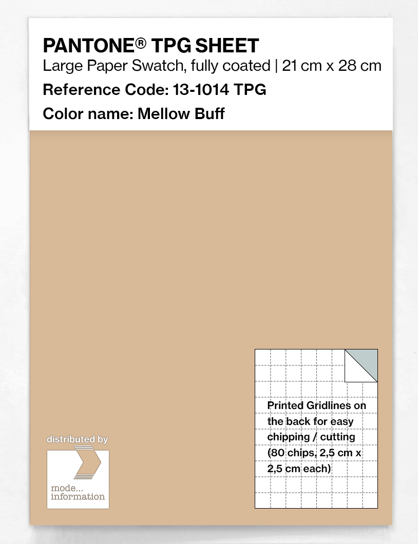 Artikelbild 1 des Artikels “PANTONE® TPG SHEET 13-1014 TPG Mellow Buff “