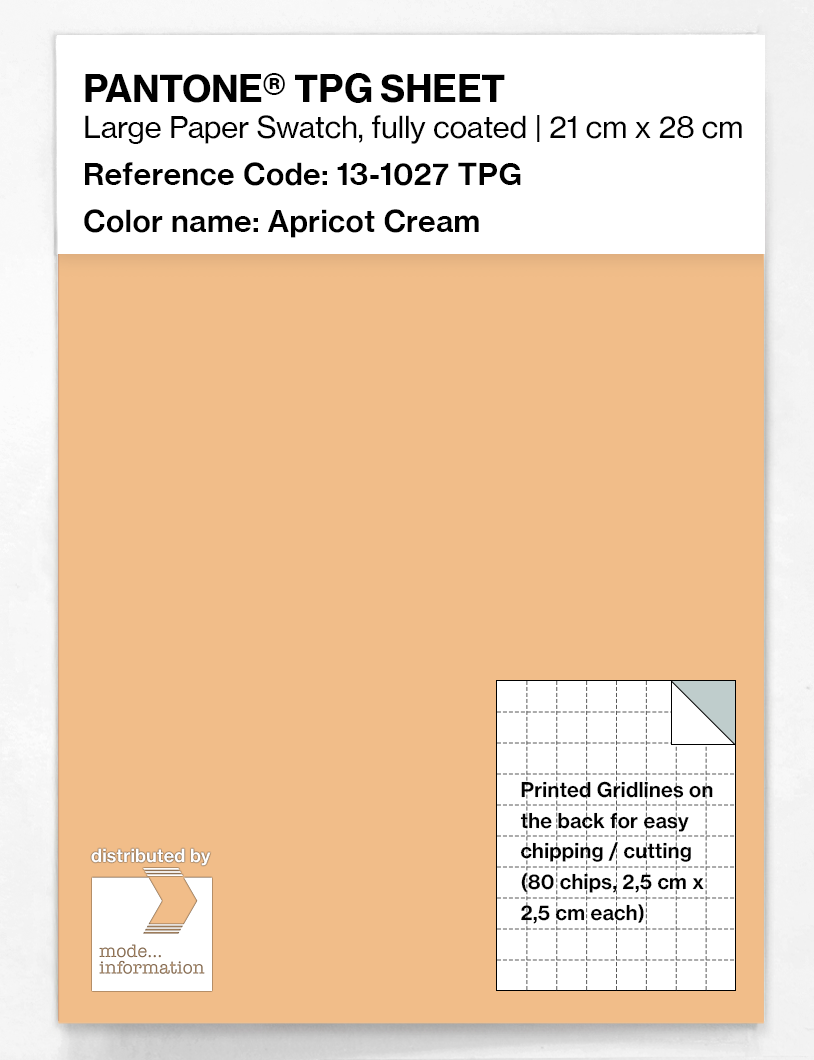 Artikelbild 1 des Artikels “PANTONE® TPG SHEET 13-1027 TPG Apricot Cream “