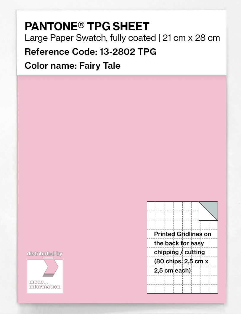 Product image 1 of the product “PANTONE® TPG SHEET 13-2802 TPG Fairy Tale ”