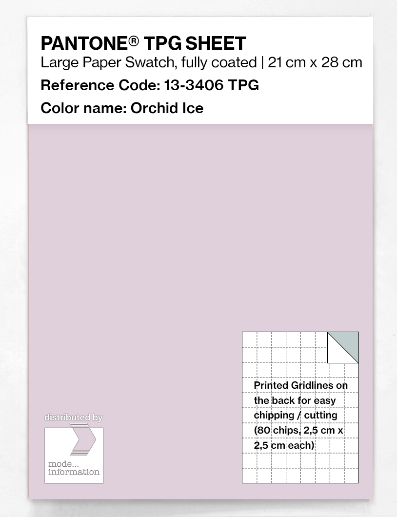 Product image 1 of the product “PANTONE® TPG SHEET 13-3406 TPG Orchid Ice ”
