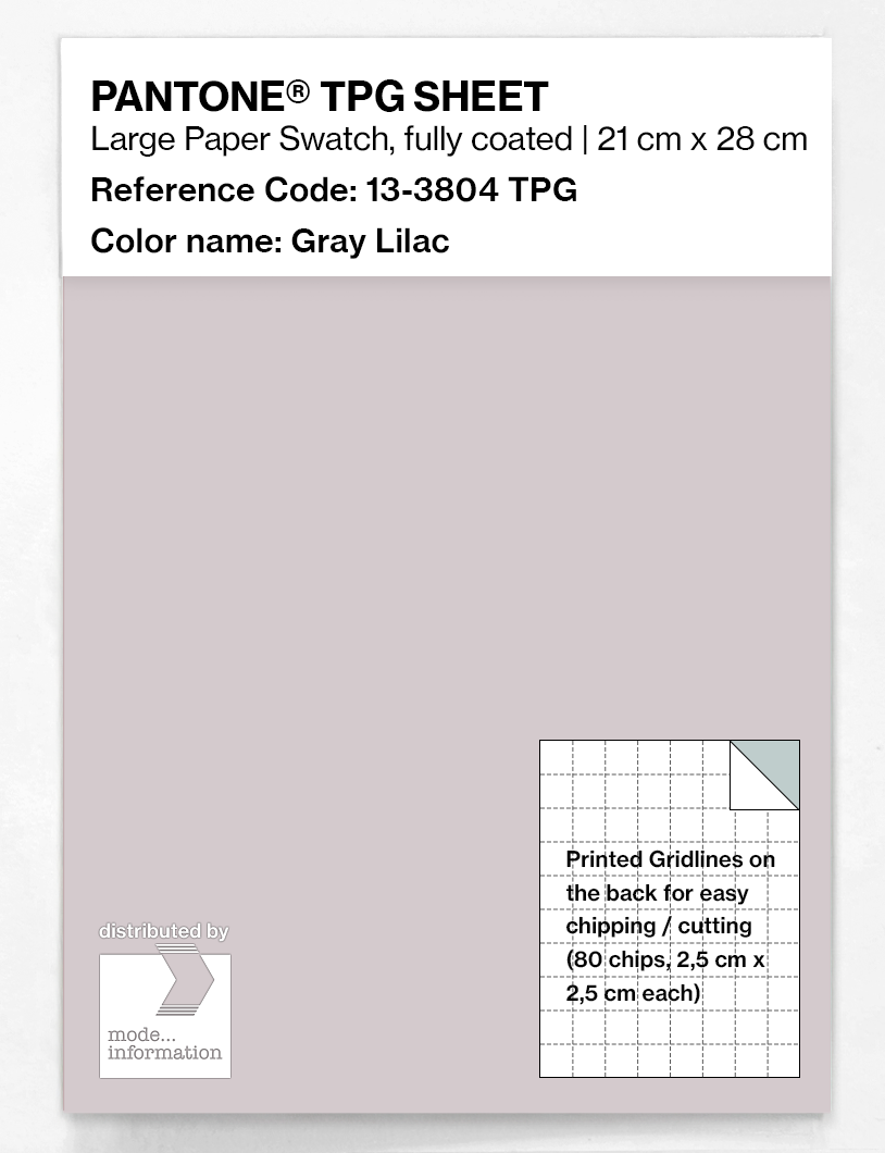 Artikelbild 1 des Artikels “PANTONE® TPG SHEET 13-3804 TPG Gray Lilac “