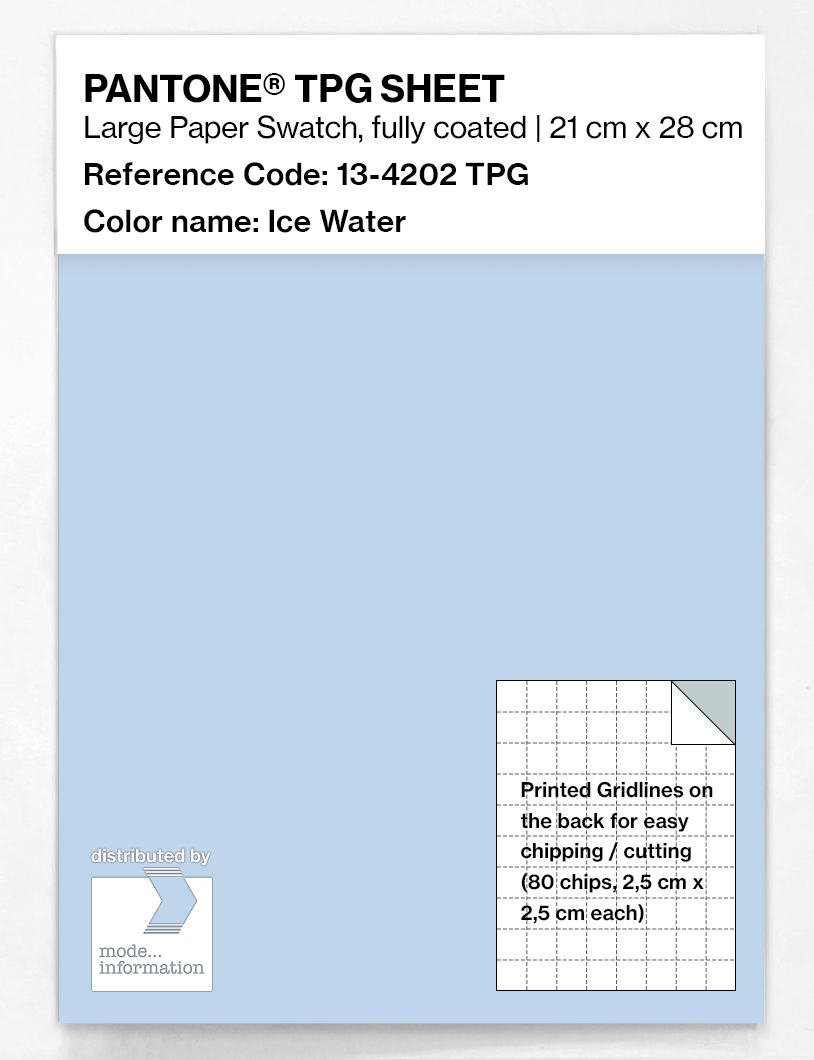 Artikelbild 1 des Artikels “PANTONE® TPG SHEET 13-4202 TPG Ice Water “