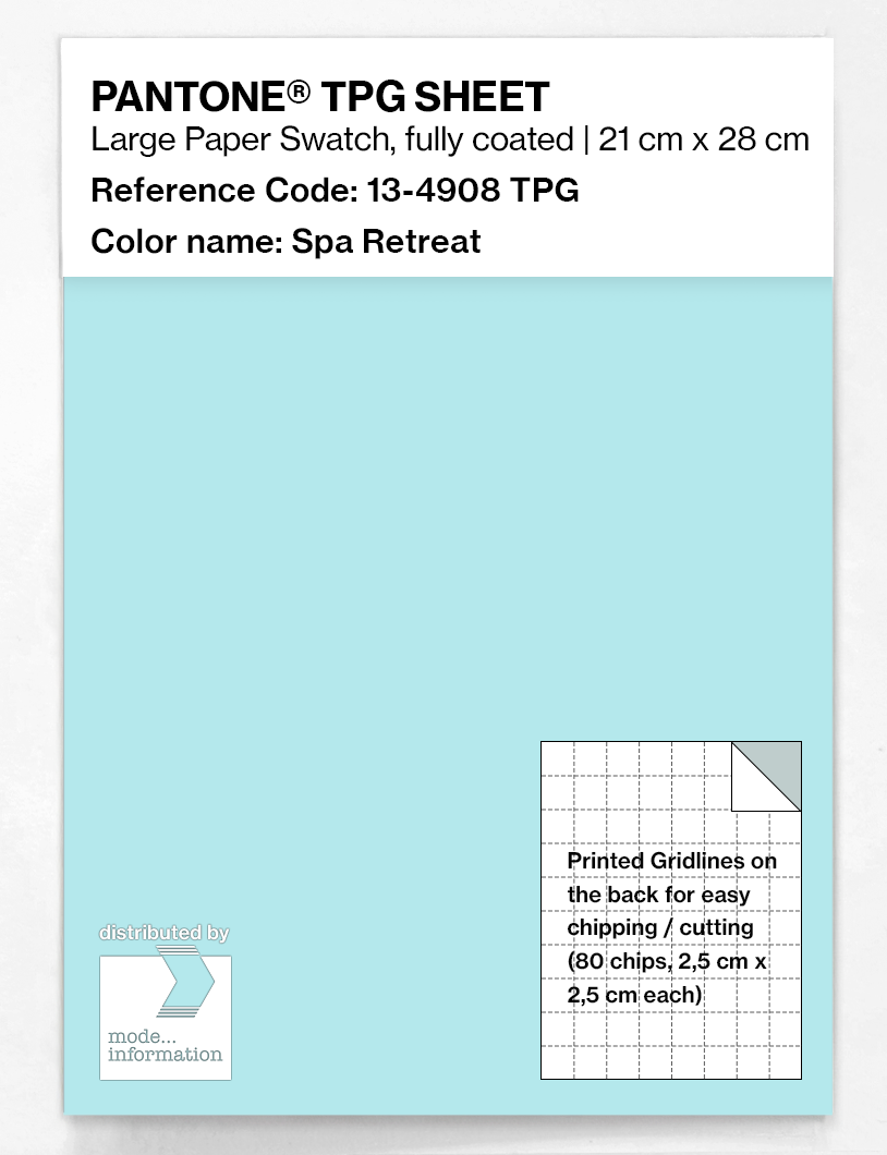 Artikelbild 1 des Artikels “PANTONE® TPG SHEET 13-4908 TPG Spa Retreat “