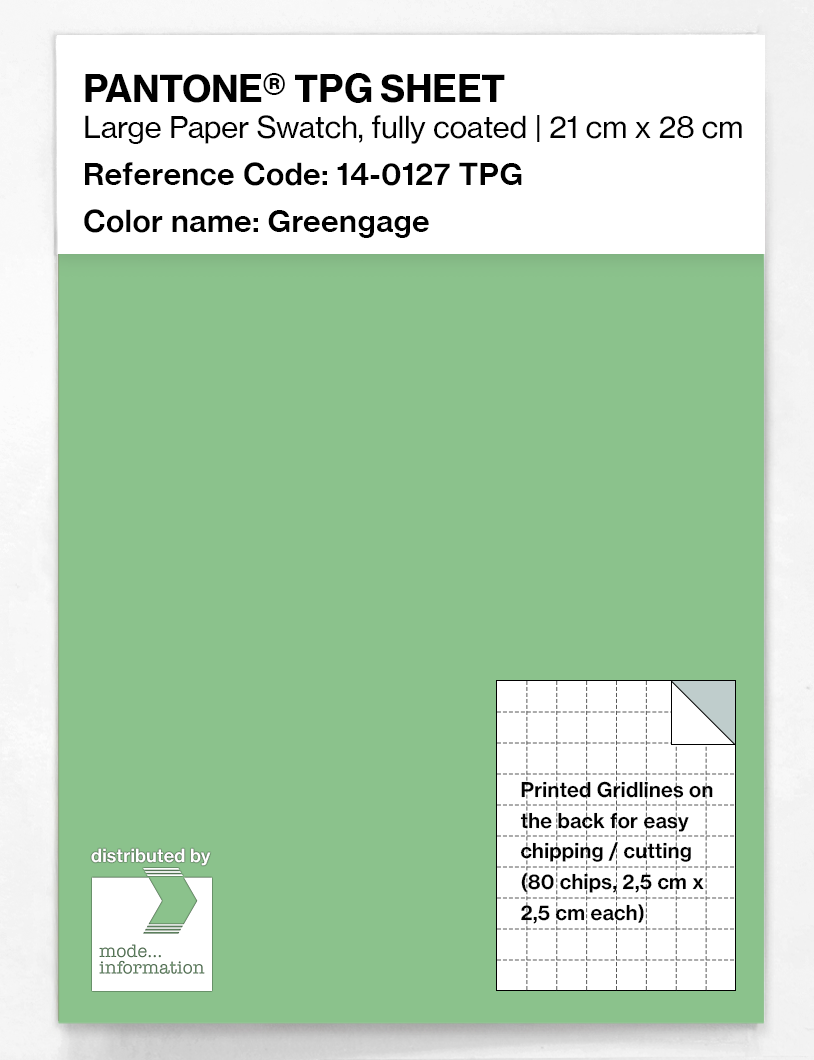 Artikelbild 1 des Artikels “PANTONE® TPG SHEET 14-0127 TPG Greengage “
