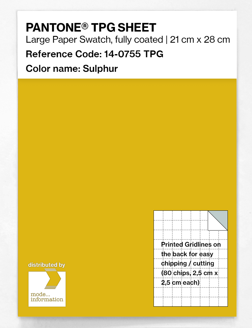 Artikelbild 1 des Artikels “PANTONE® TPG SHEET 14-0755 TPG Sulphur “