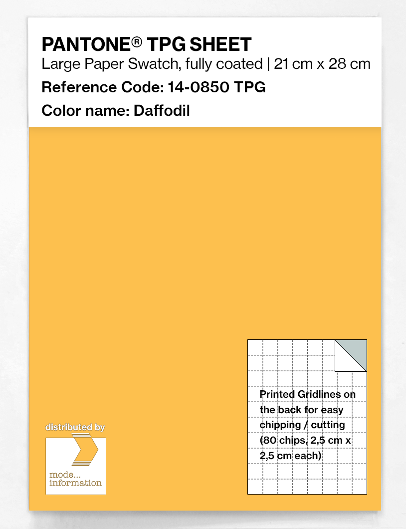 Artikelbild 1 des Artikels “PANTONE® TPG SHEET 14-0850 TPG Daffodil “