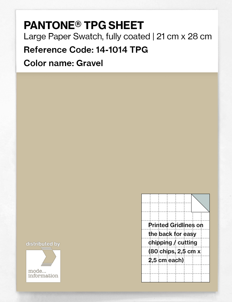 Artikelbild 1 des Artikels “PANTONE® TPG SHEET 14-1014 TPG Gravel “