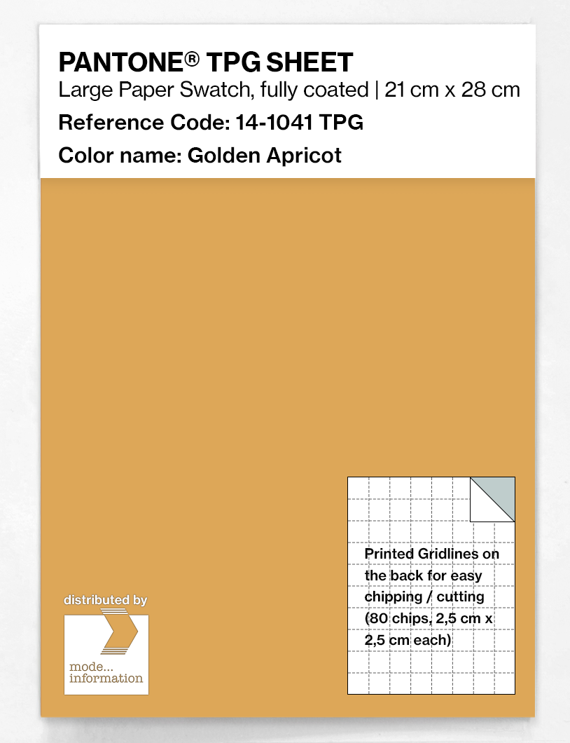 Artikelbild 1 des Artikels “PANTONE® TPG SHEET 14-1041 TPG Golden Apricot “