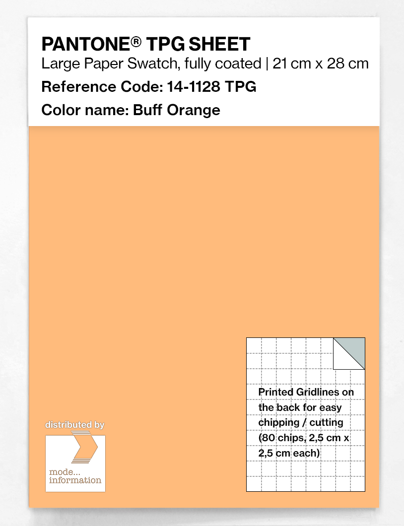 Artikelbild 1 des Artikels “PANTONE® TPG SHEET 14-1128 TPG Buff Orange “