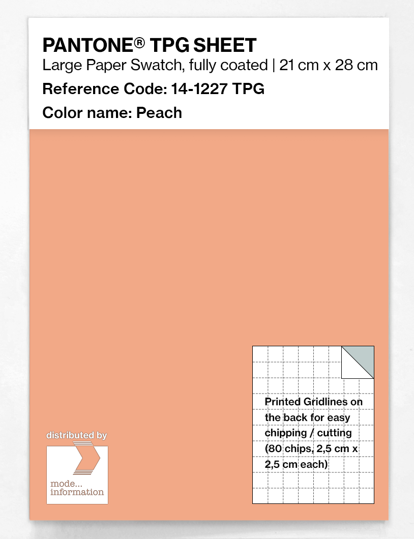 Artikelbild 1 des Artikels “PANTONE® TPG SHEET 14-1227 TPG Peach “