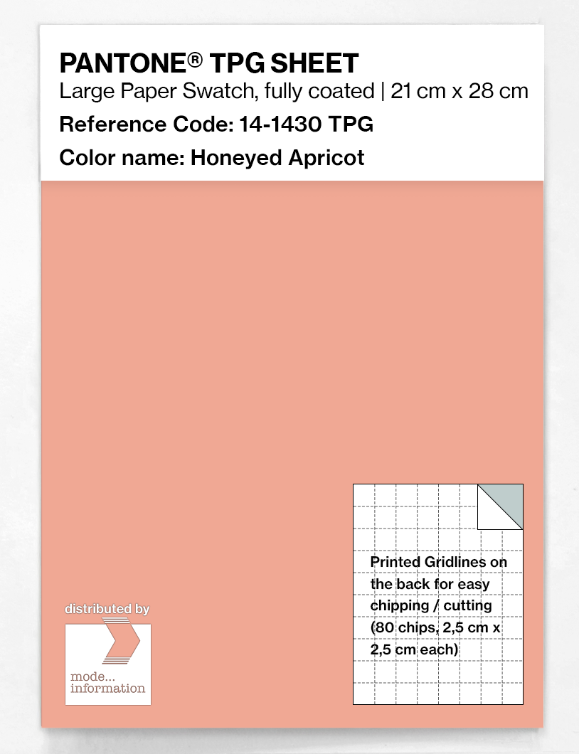 Artikelbild 1 des Artikels “PANTONE® TPG SHEET 14-1430 TPG Honeyed Apricot “