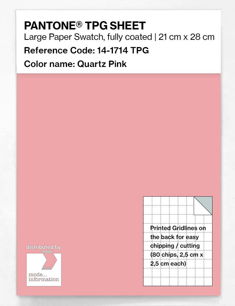 Artikelbild 1 des Artikels “PANTONE® TPG SHEET 14-1714 TPG Quartz Pink “