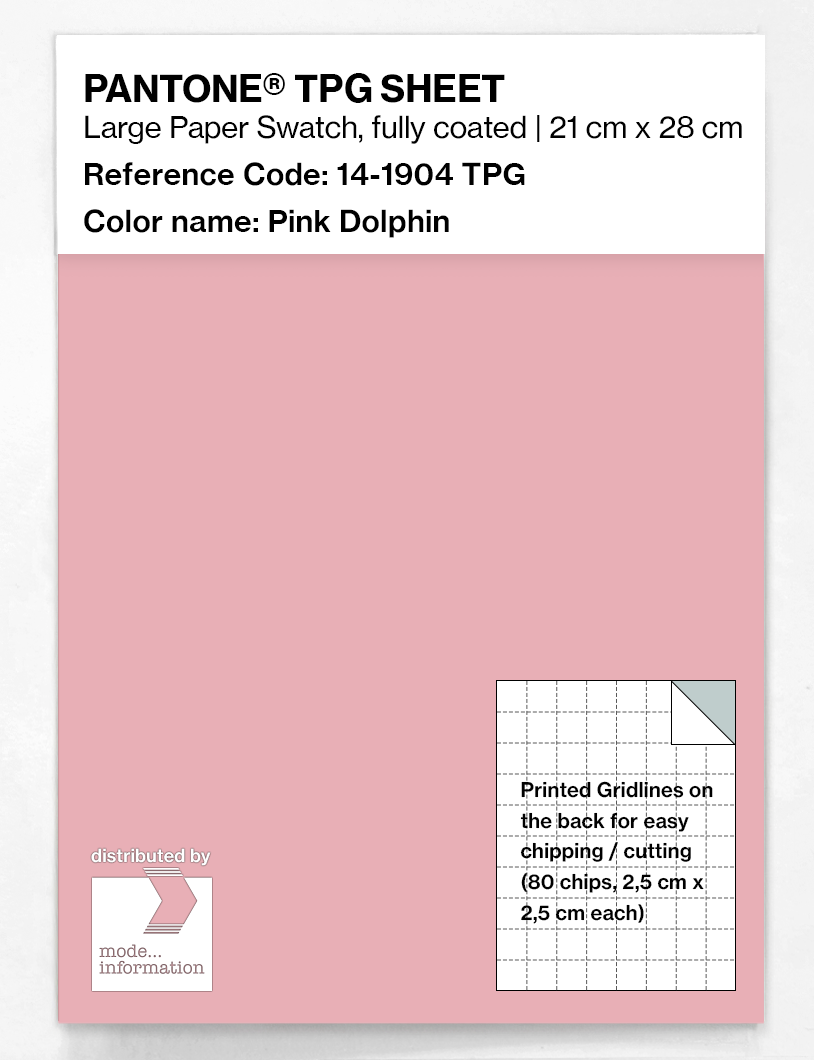 Product image 1 of the product “PANTONE® TPG SHEET 14-1904 TPG Pink Dolphin ”
