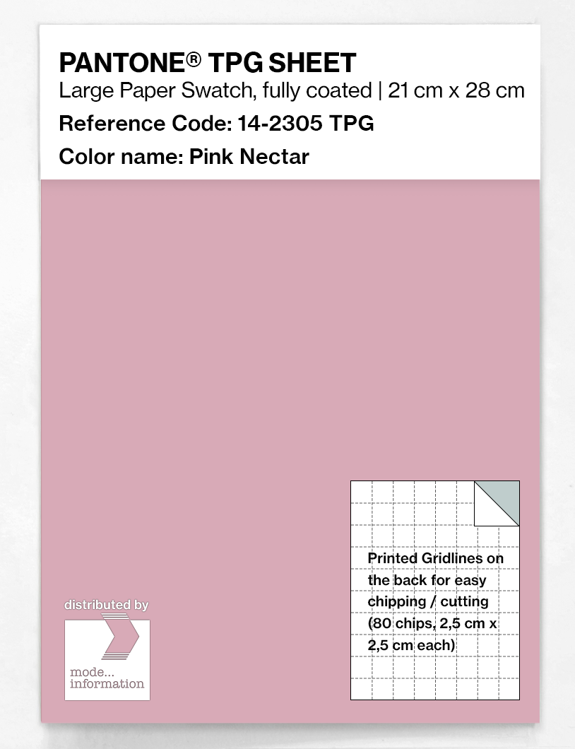 Product image 1 of the product “PANTONE® TPG SHEET 14-2305 TPG Pink Nectar ”