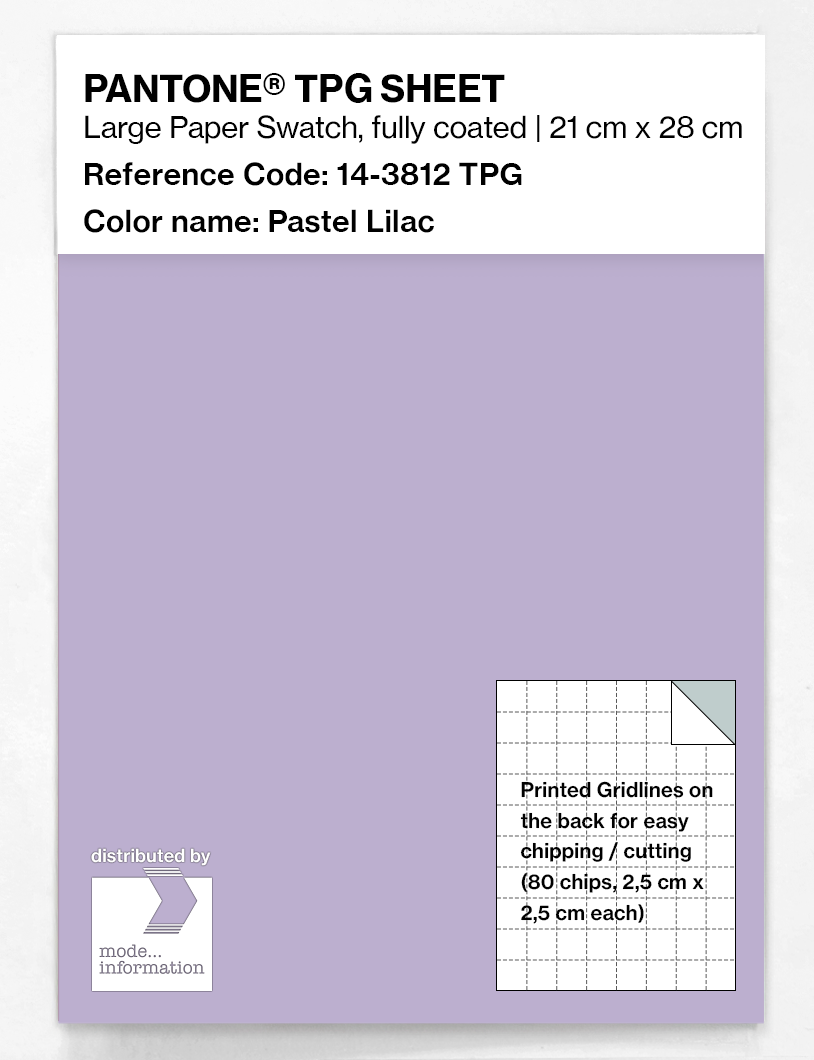 Artikelbild 1 des Artikels “PANTONE® TPG SHEET 14-3812 TPG Pastel Lilac “