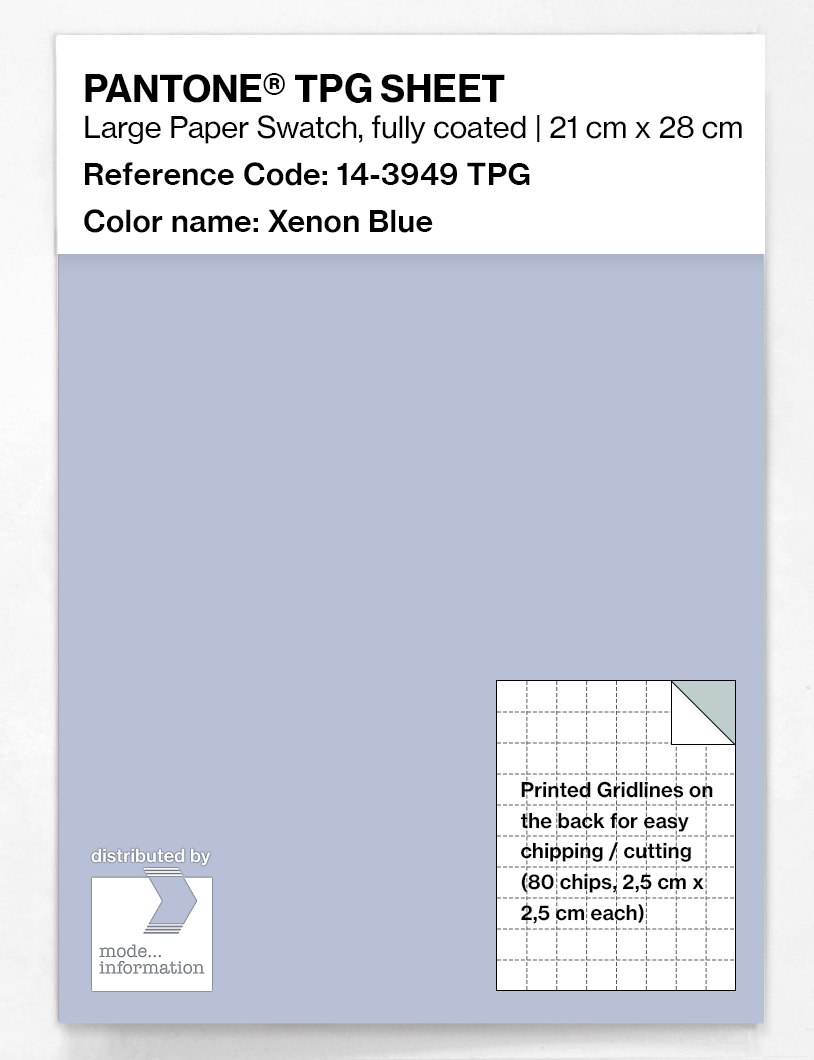 Artikelbild 1 des Artikels “PANTONE® TPG SHEET 14-3949 TPG Xenon Blue “