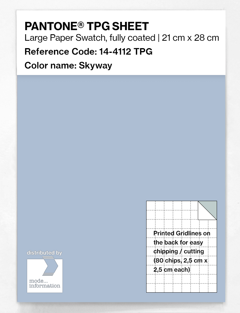 Artikelbild 1 des Artikels “PANTONE® TPG SHEET 14-4112 TPG Skyway “