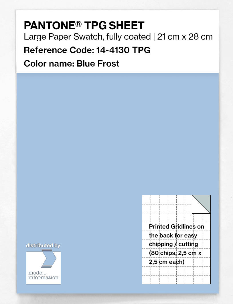 Artikelbild 1 des Artikels “PANTONE® TPG SHEET 14-4130 TPG Blue Frost “