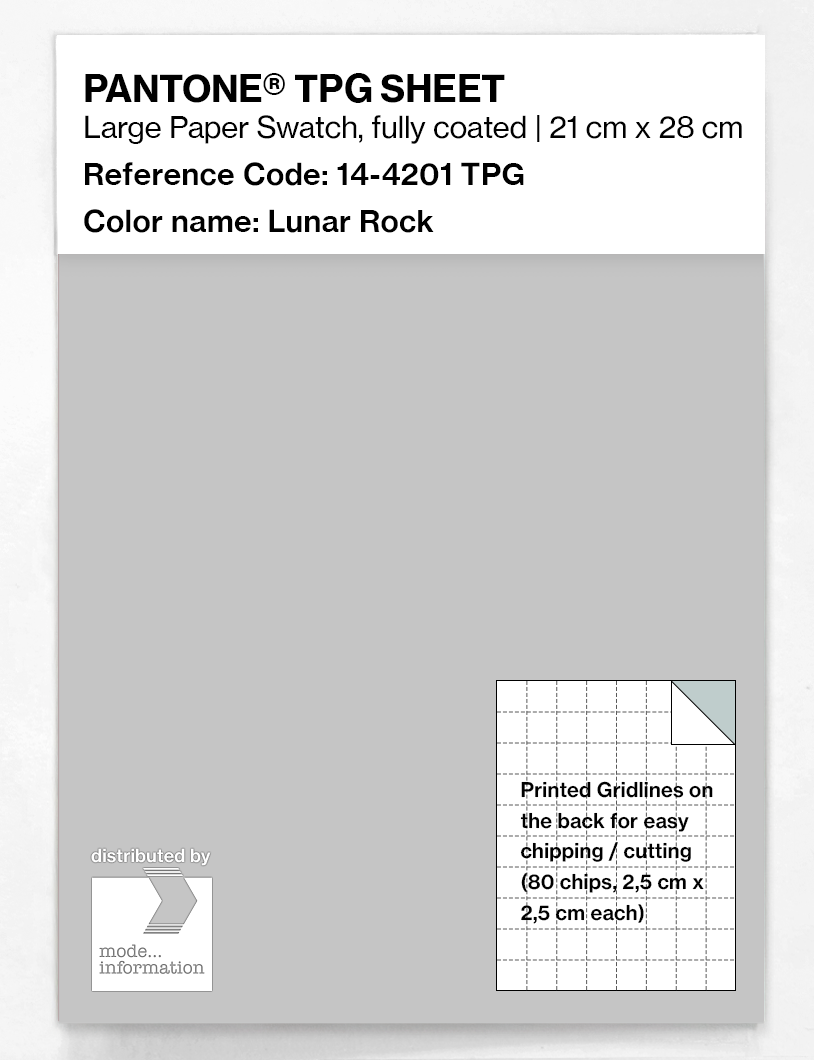 Artikelbild 1 des Artikels “PANTONE® TPG SHEET 14-4201 TPG Lunar Rock “