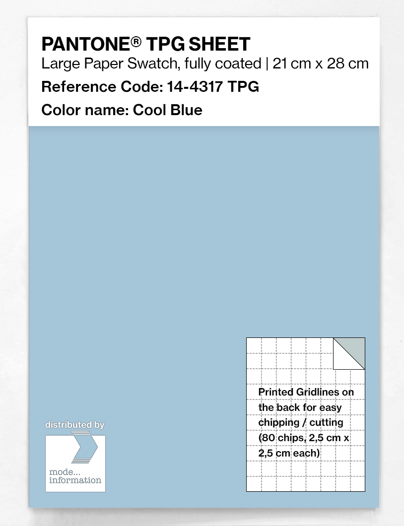 Artikelbild 1 des Artikels “PANTONE® TPG SHEET 14-4317 TPG Cool Blue “
