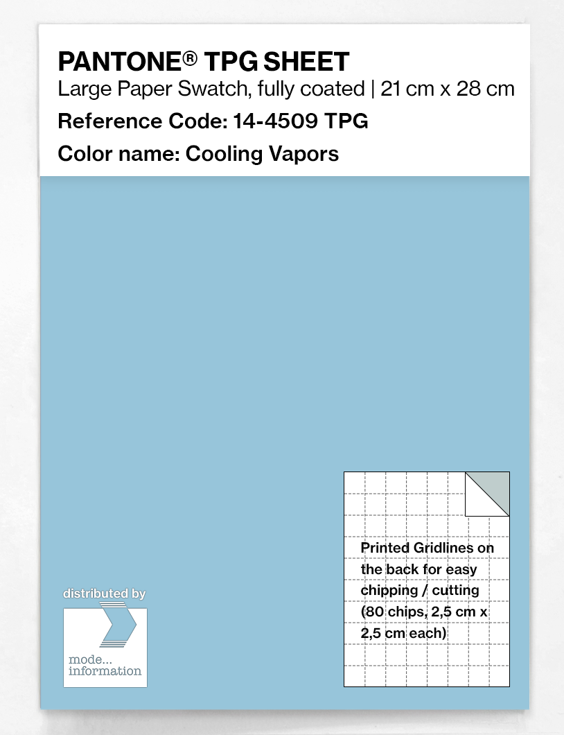 Product image 1 of the product “PANTONE® TPG SHEET 14-4509 TPG Cooling Vapors ”