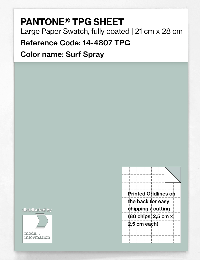 Artikelbild 1 des Artikels “PANTONE® TPG SHEET 14-4807 TPG Surf Spray “