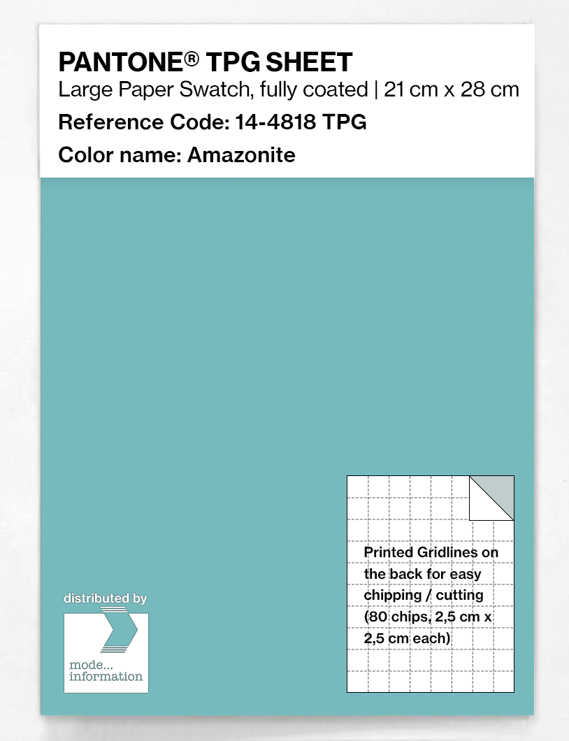 Artikelbild 1 des Artikels “PANTONE® TPG SHEET 14-4818 TPG Amazonite “