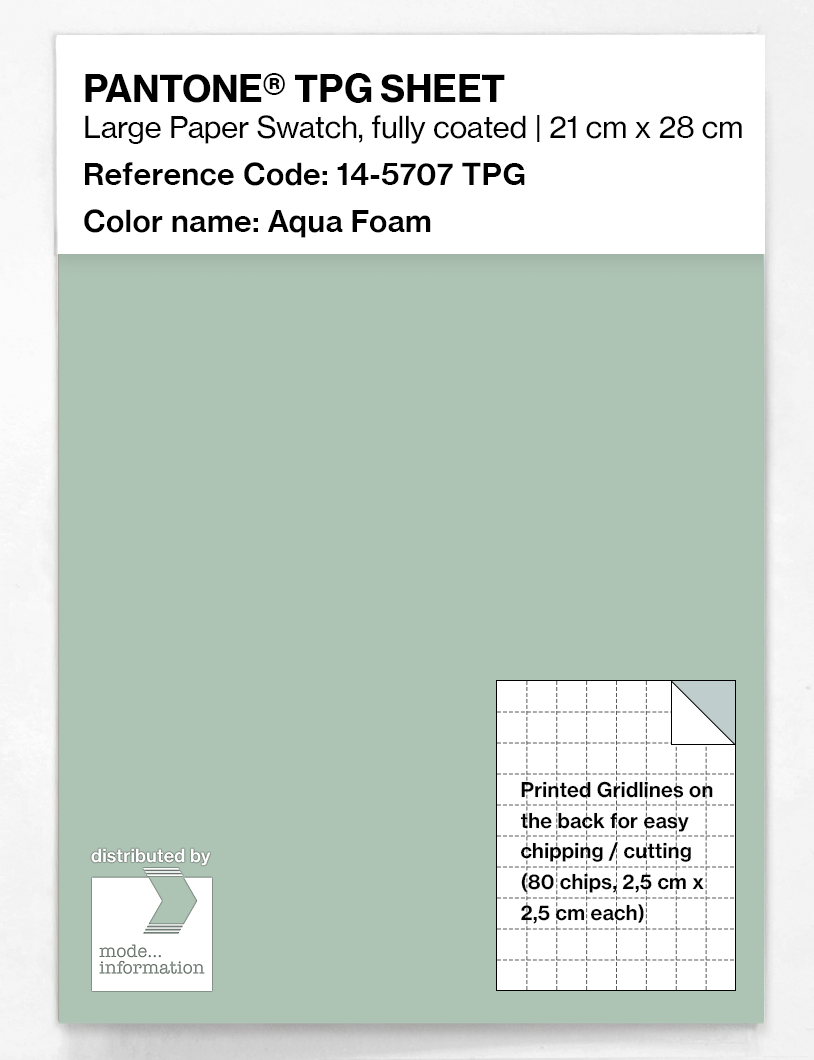 Artikelbild 1 des Artikels “PANTONE® TPG SHEET 14-5707 TPG Aqua Foam “