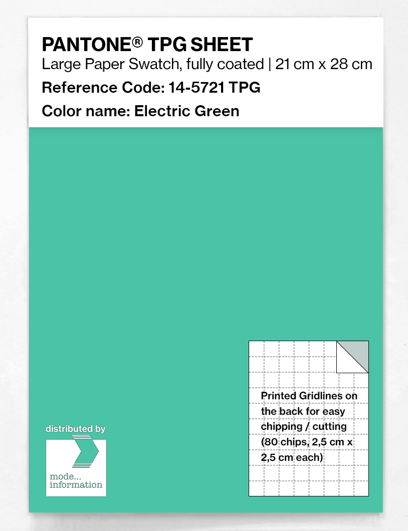Artikelbild 1 des Artikels “PANTONE® TPG SHEET 14-5721 TPG Electric Green “
