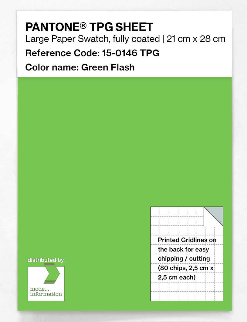 Artikelbild 1 des Artikels “PANTONE® TPG SHEET 15-0146 TPG Green Flash “