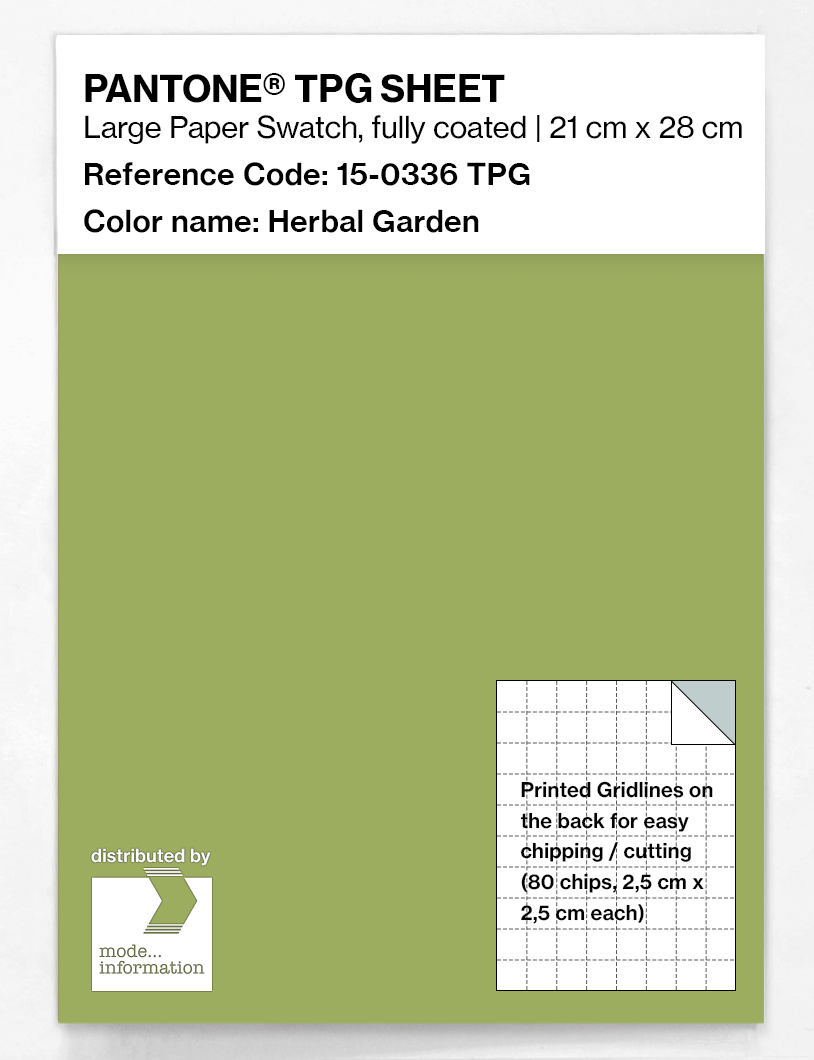 Artikelbild 1 des Artikels “PANTONE® TPG SHEET 15-0336 TPG Herbal Garden “