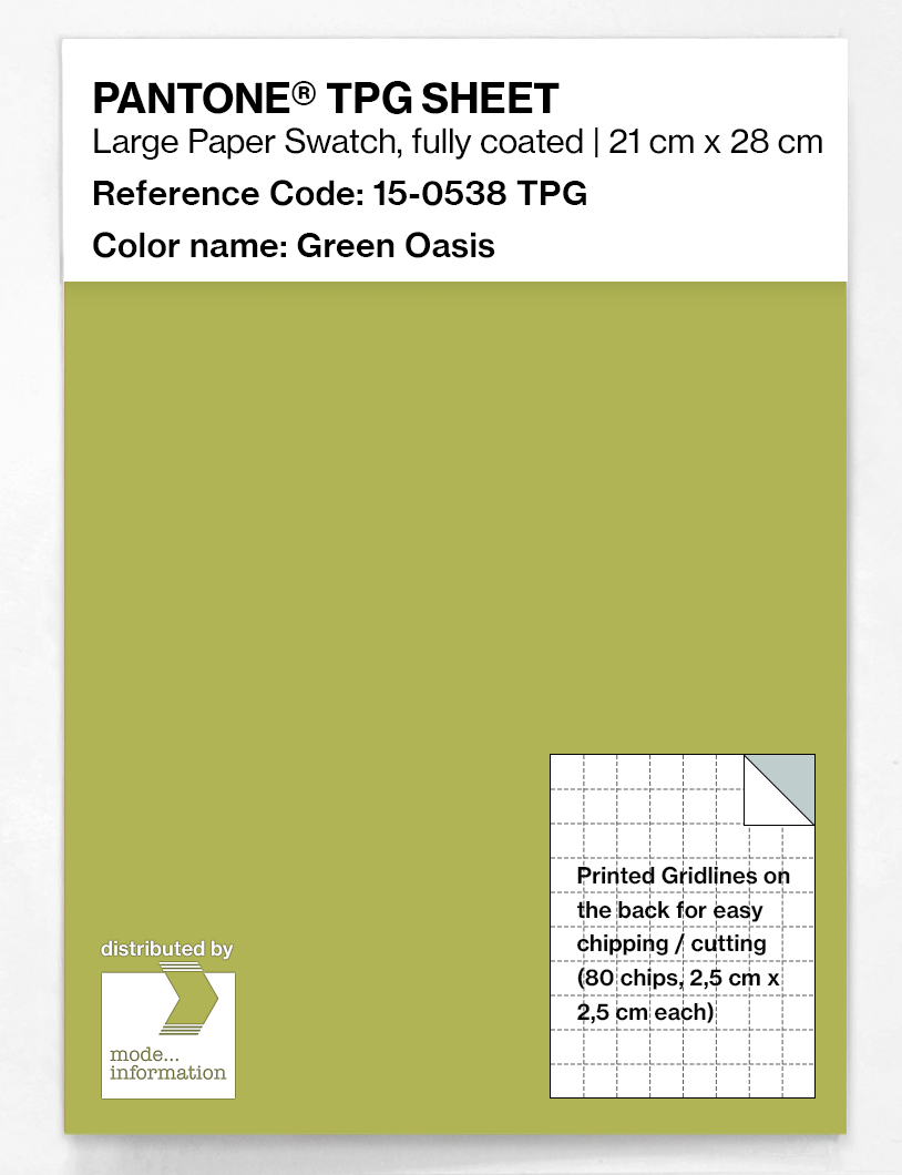 Artikelbild 1 des Artikels “PANTONE® TPG SHEET 15-0538 TPG Green Oasis “