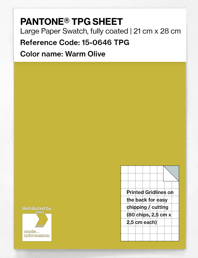Artikelbild 1 des Artikels “PANTONE® TPG SHEET 15-0646 TPG Warm Olive “