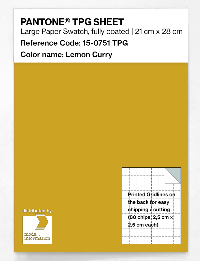 Artikelbild 1 des Artikels “PANTONE® TPG SHEET 15-0751 TPG Lemon Curry “