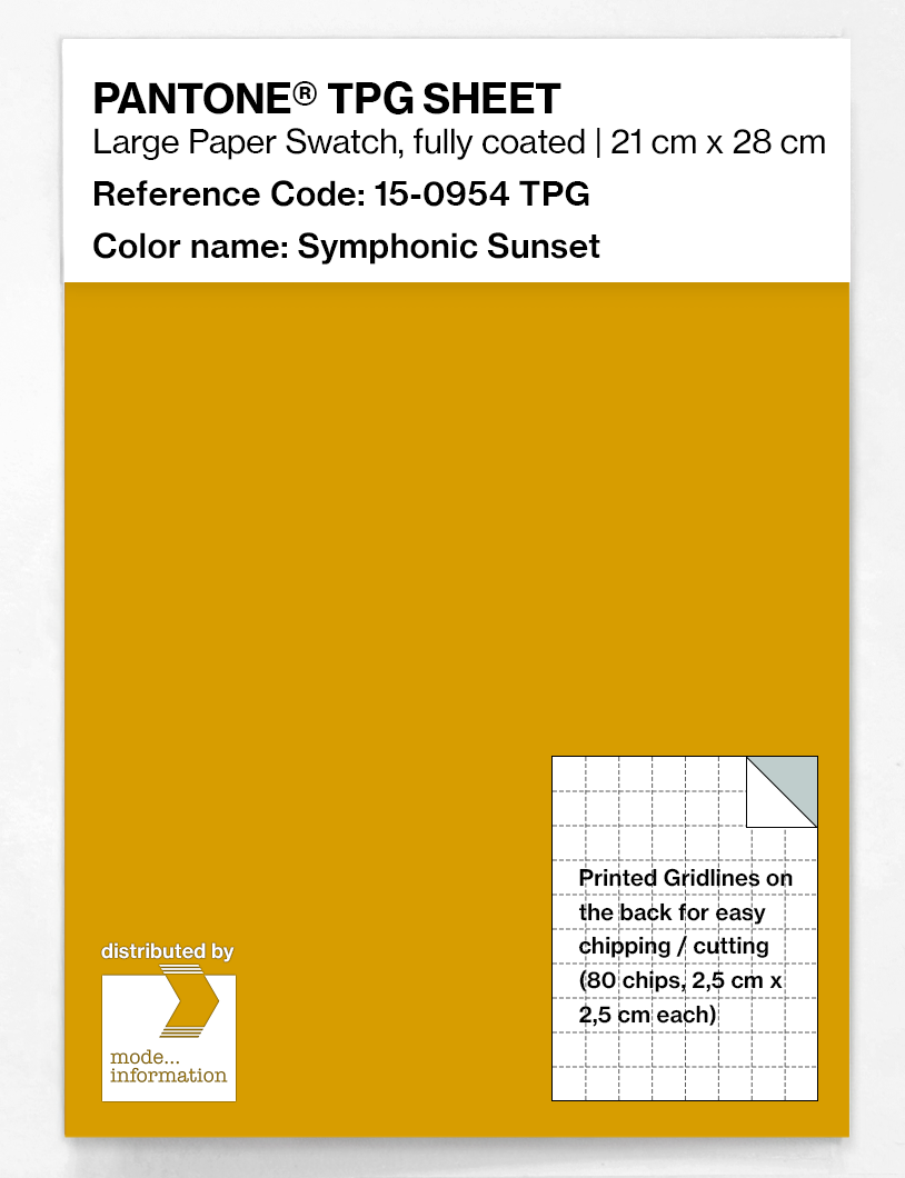 Artikelbild 1 des Artikels “PANTONE® TPG SHEET 15-0954 TPG Symphonic Sunset “
