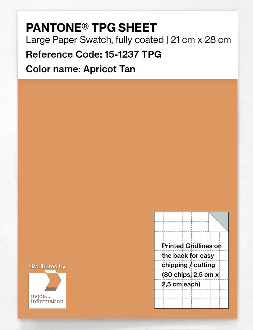 Artikelbild 1 des Artikels “PANTONE® TPG SHEET 15-1237 TPG Apricot Tan “