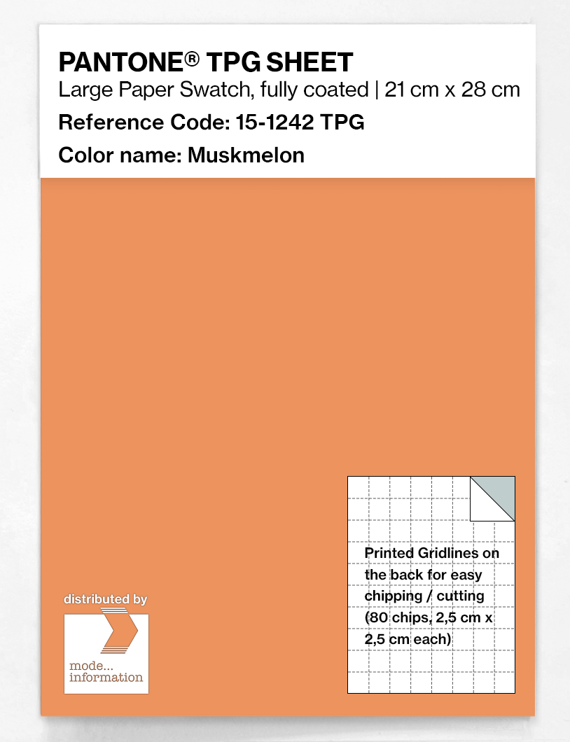 Artikelbild 1 des Artikels “PANTONE® TPG SHEET 15-1242 TPG Muskmelon “