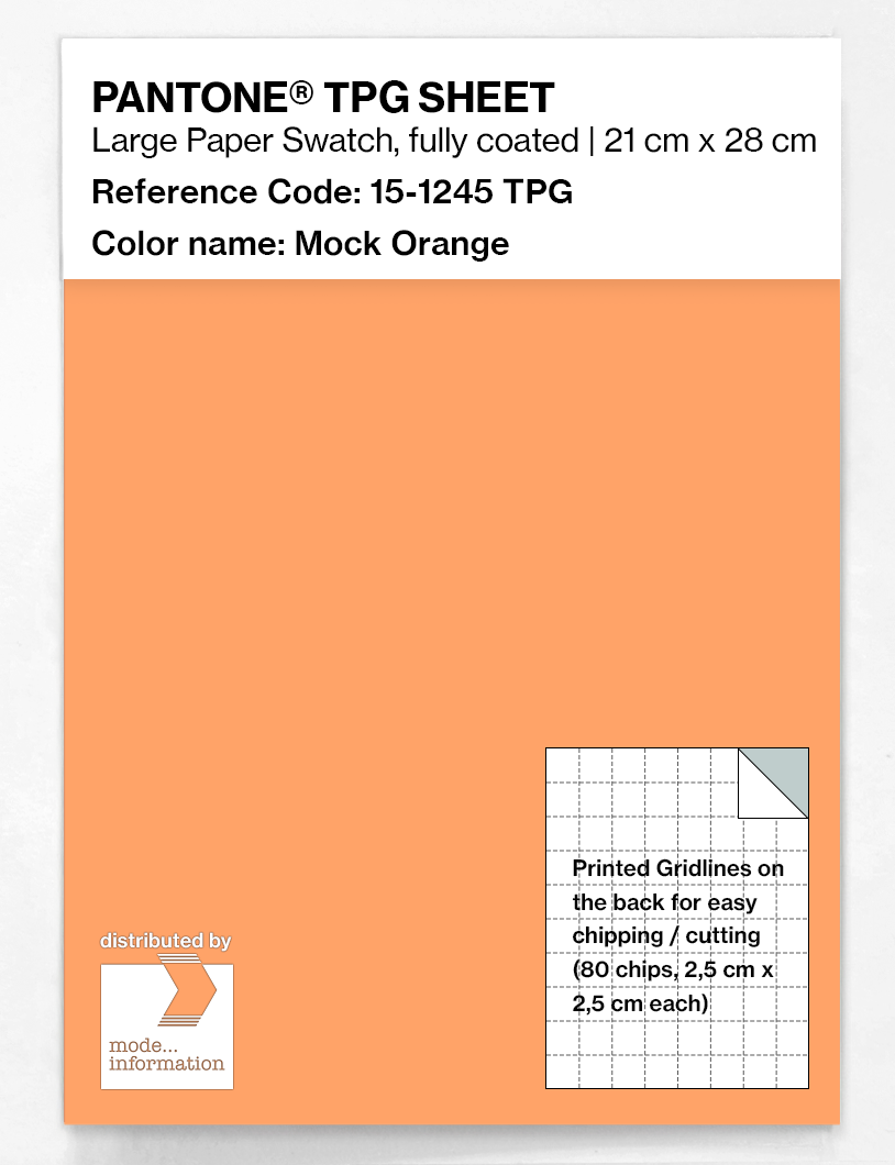 Artikelbild 1 des Artikels “PANTONE® TPG SHEET 15-1245 TPG Mock Orange “