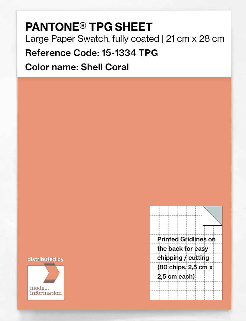 Artikelbild 1 des Artikels “PANTONE® TPG SHEET 15-1334 TPG Shell Coral “