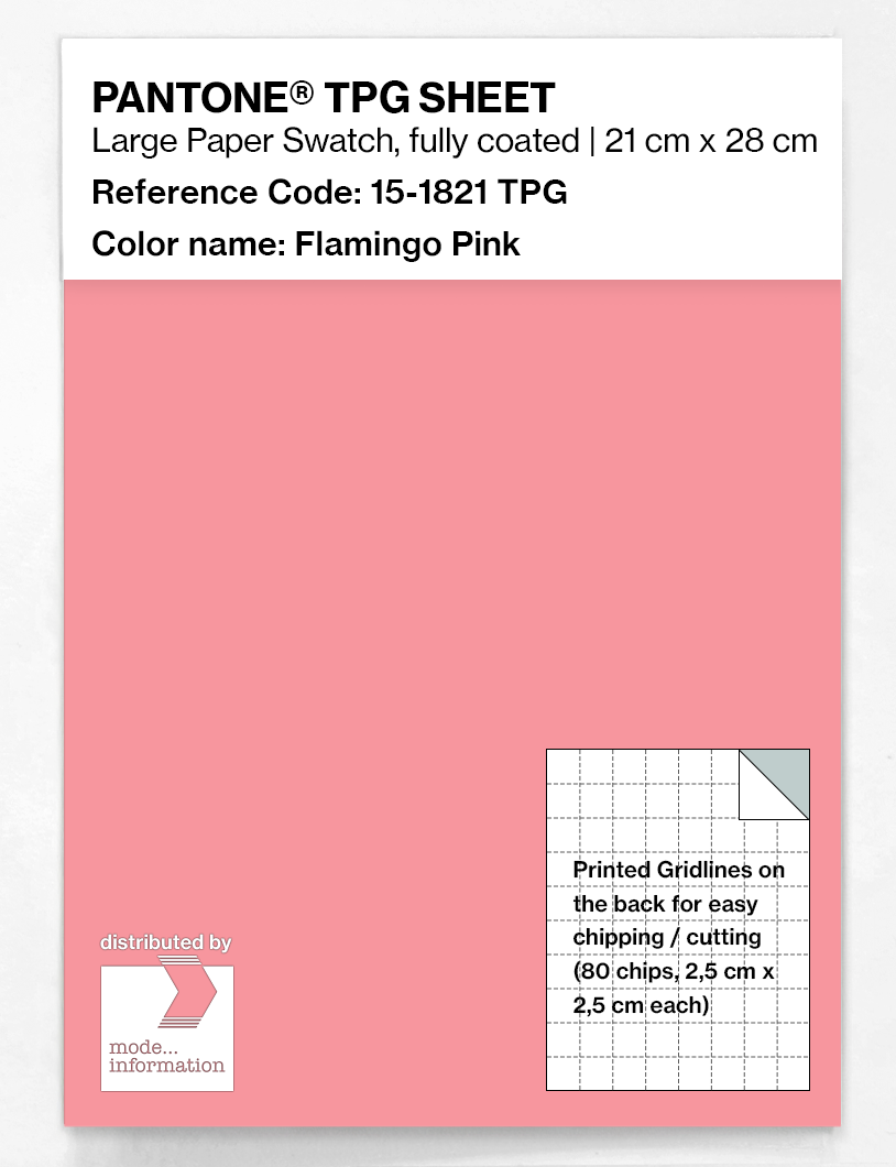 Artikelbild 1 des Artikels “PANTONE® TPG SHEET 15-1821 TPG Flamingo Pink “
