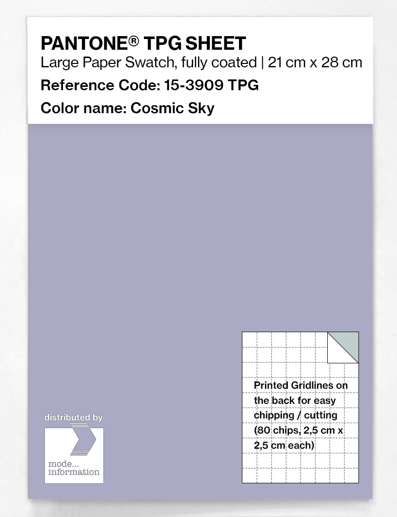Artikelbild 1 des Artikels “PANTONE® TPG SHEET 15-3909 TPG Cosmic Sky “